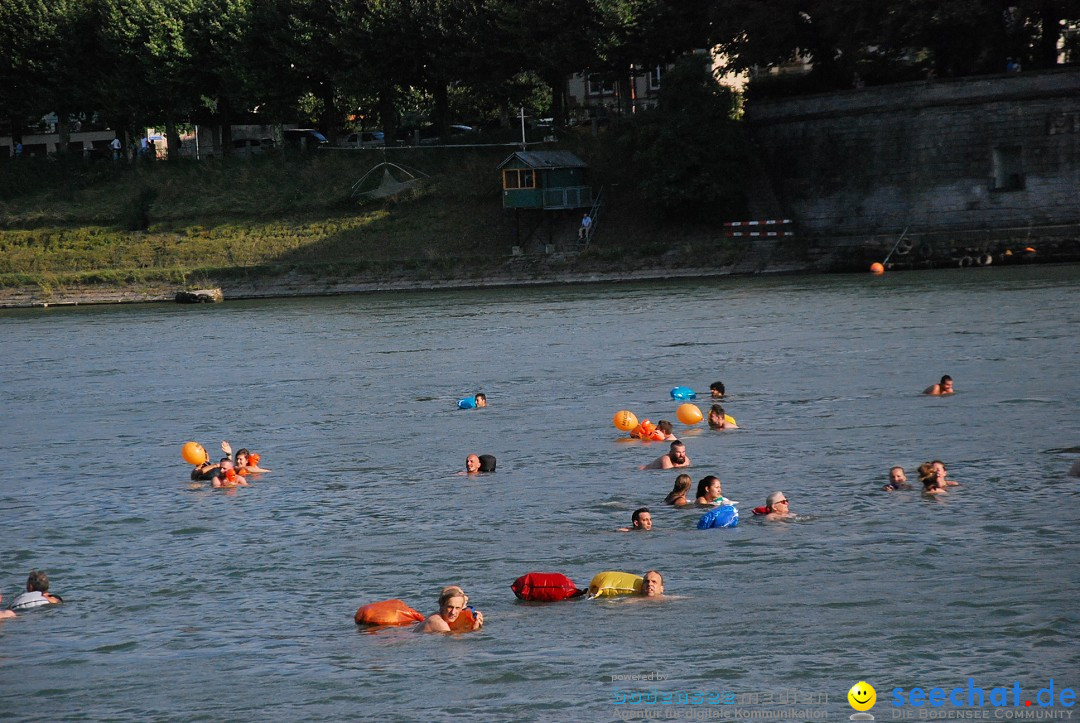 Rheinschwimmen: Basel, 15.08.2017