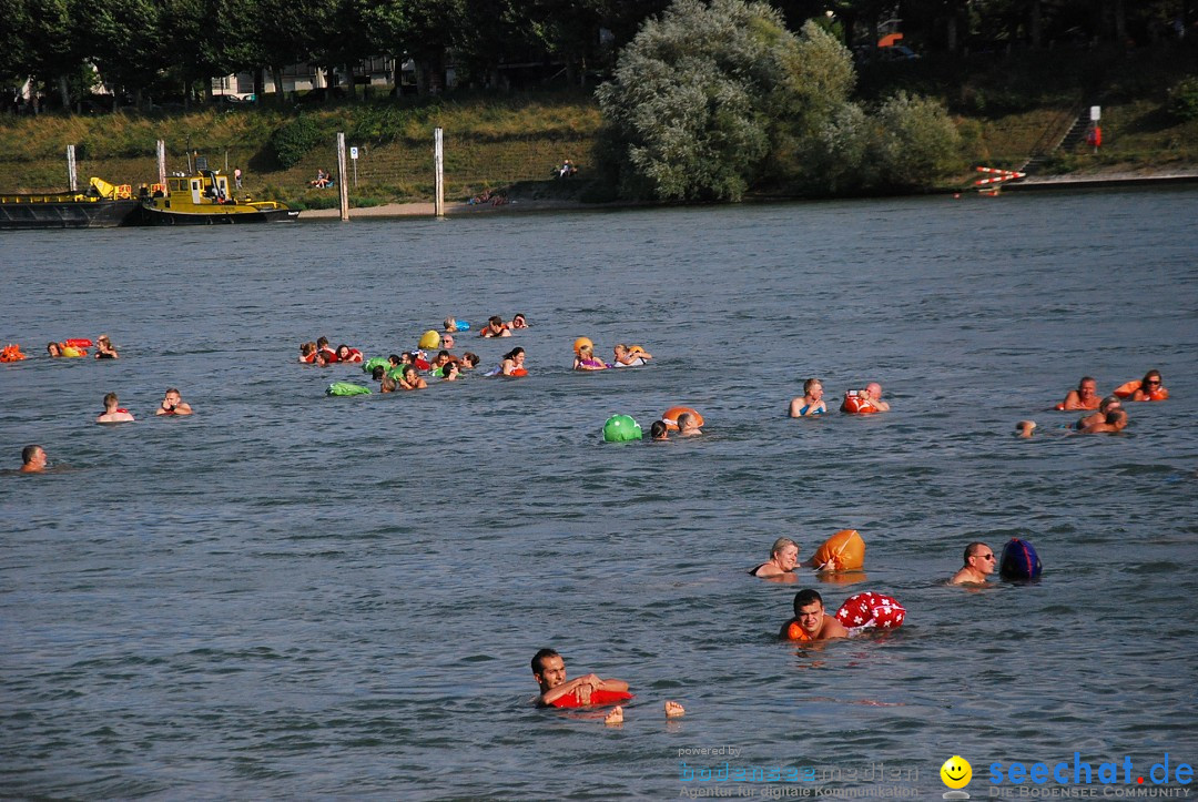 Rheinschwimmen: Basel, 15.08.2017