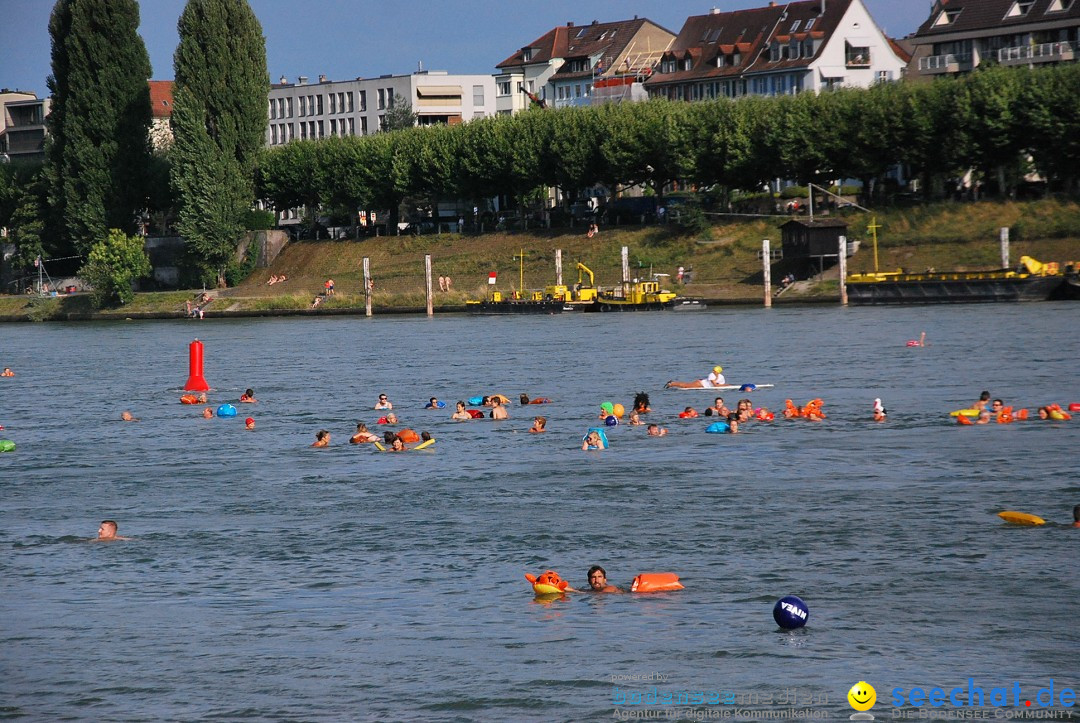 Rheinschwimmen: Basel, 15.08.2017