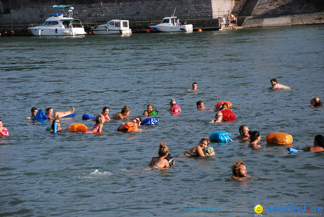 Rheinschwimmen: Basel, 15.08.2017