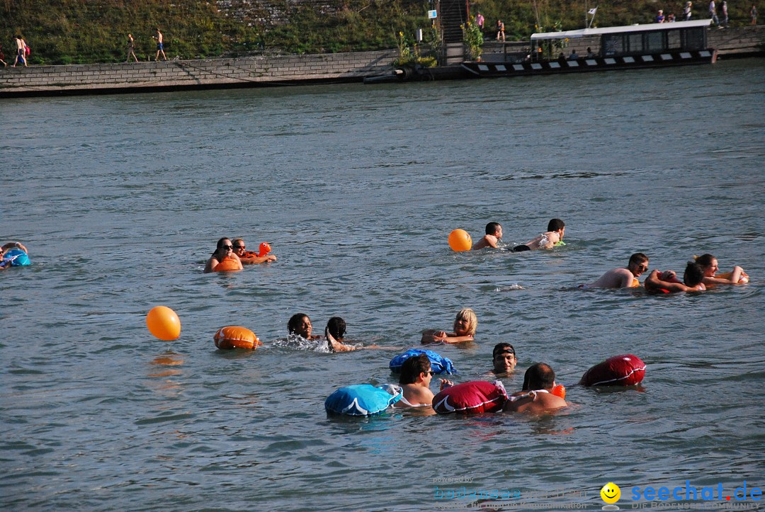 Rheinschwimmen: Basel, 15.08.2017