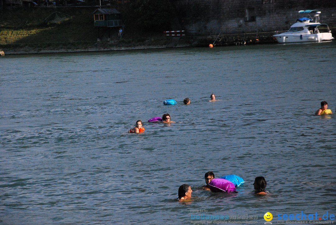 Rheinschwimmen: Basel, 15.08.2017