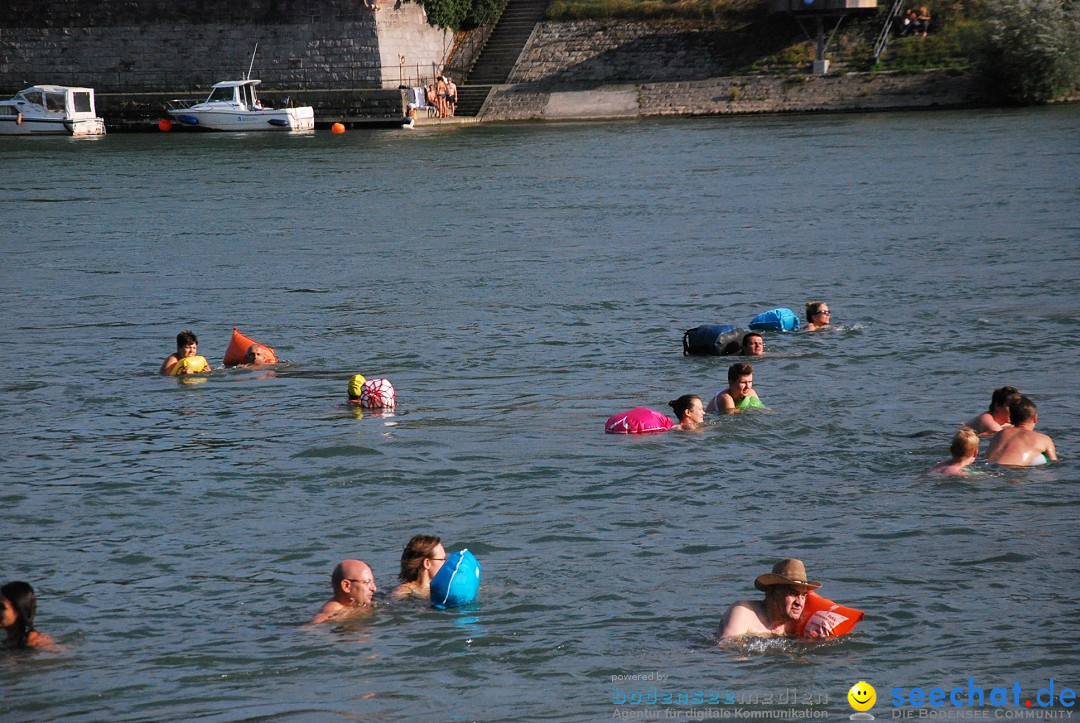 Rheinschwimmen: Basel, 15.08.2017