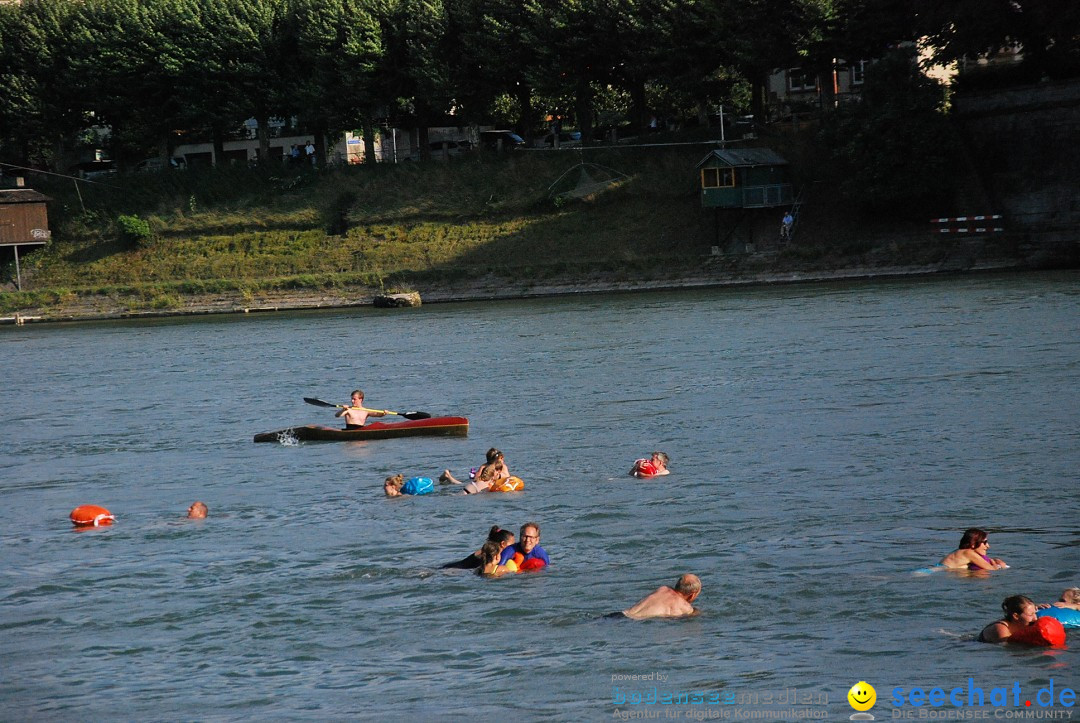 Rheinschwimmen: Basel, 15.08.2017