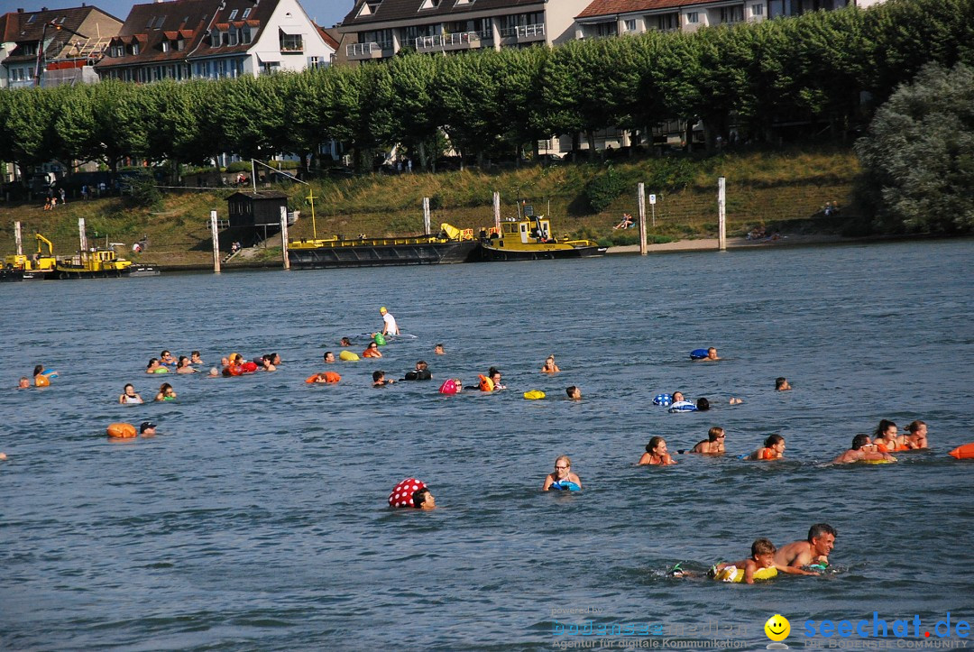 Rheinschwimmen: Basel, 15.08.2017