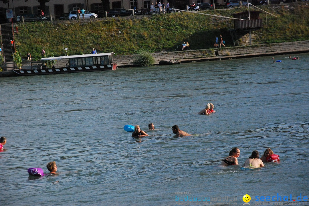 Rheinschwimmen: Basel, 15.08.2017