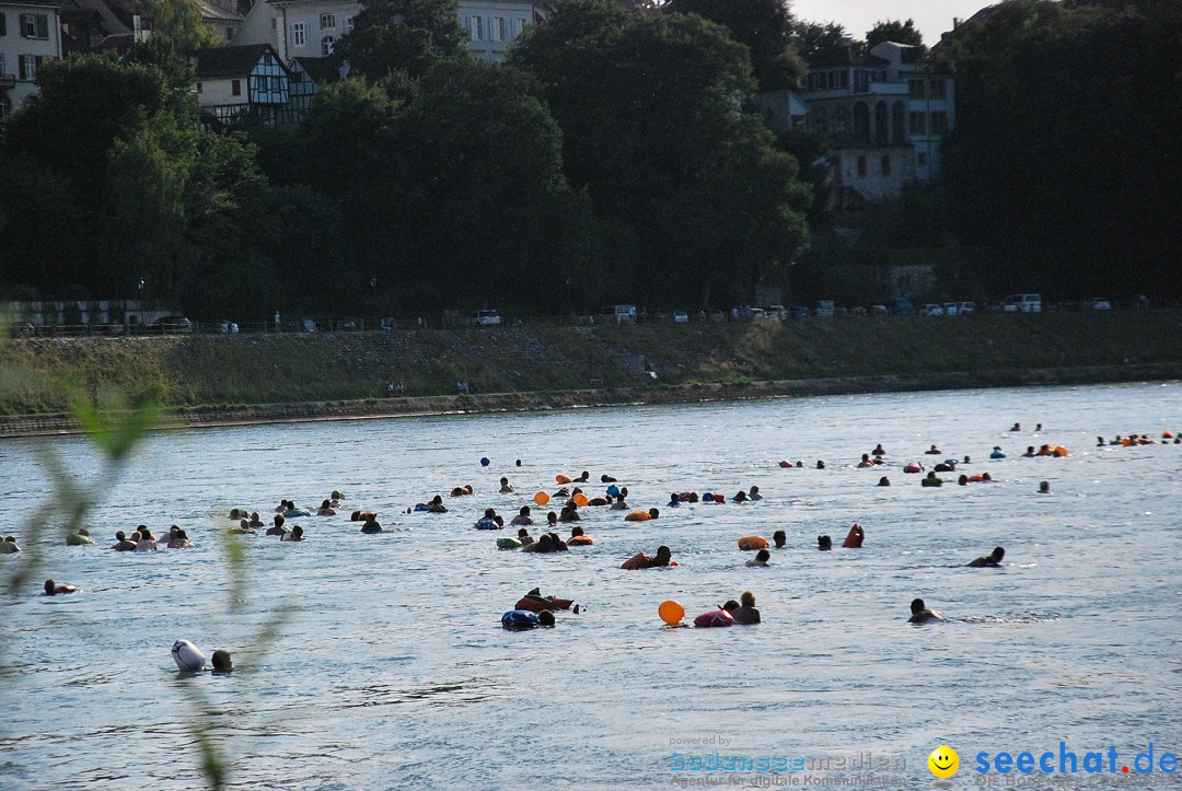 Rheinschwimmen: Basel, 15.08.2017