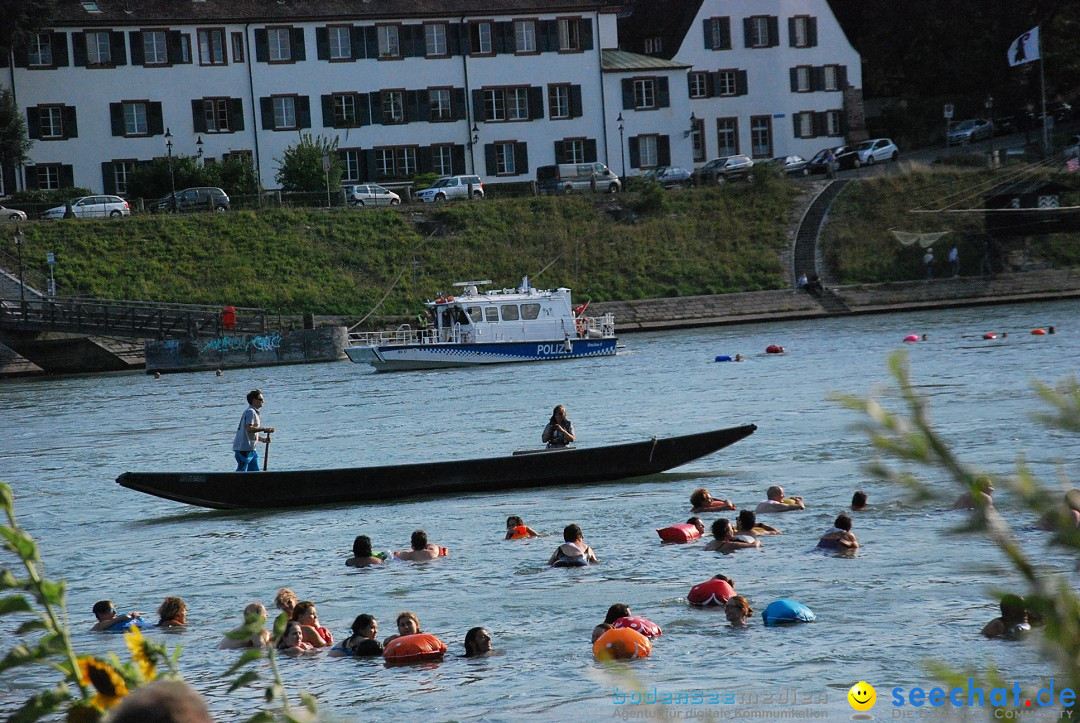 Rheinschwimmen: Basel, 15.08.2017