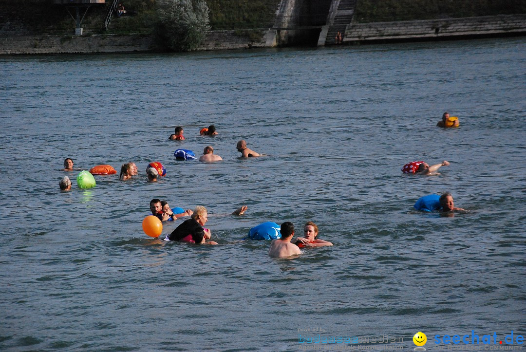 Rheinschwimmen: Basel, 15.08.2017