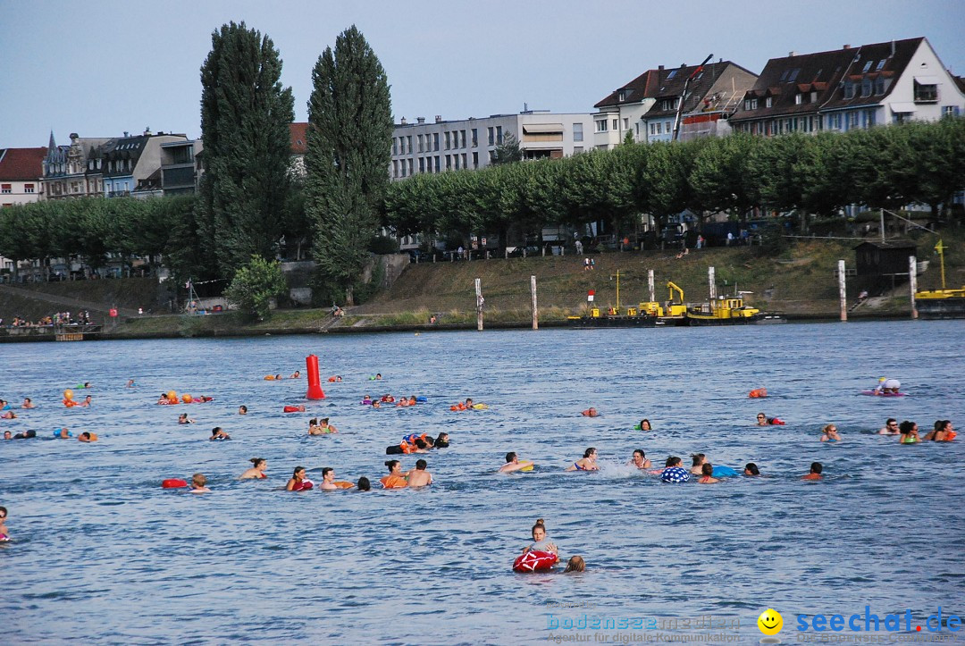 Rheinschwimmen: Basel, 15.08.2017