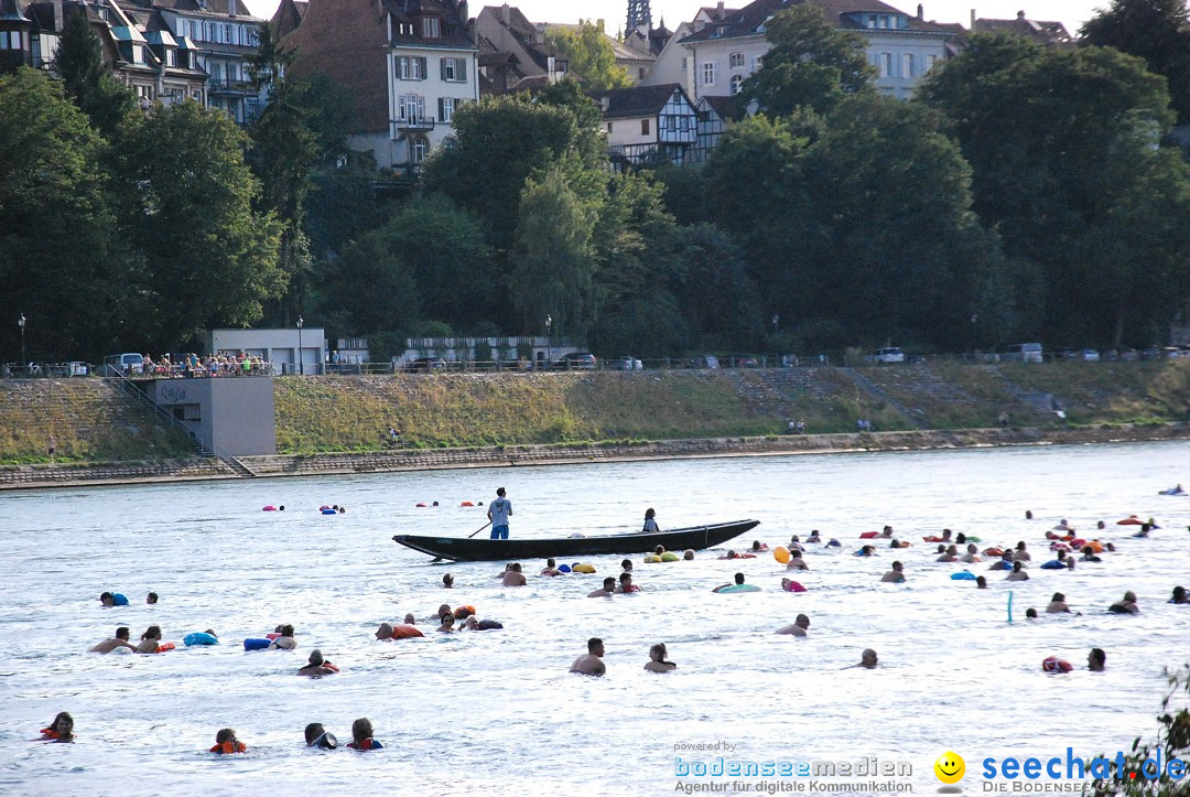 Rheinschwimmen: Basel, 15.08.2017