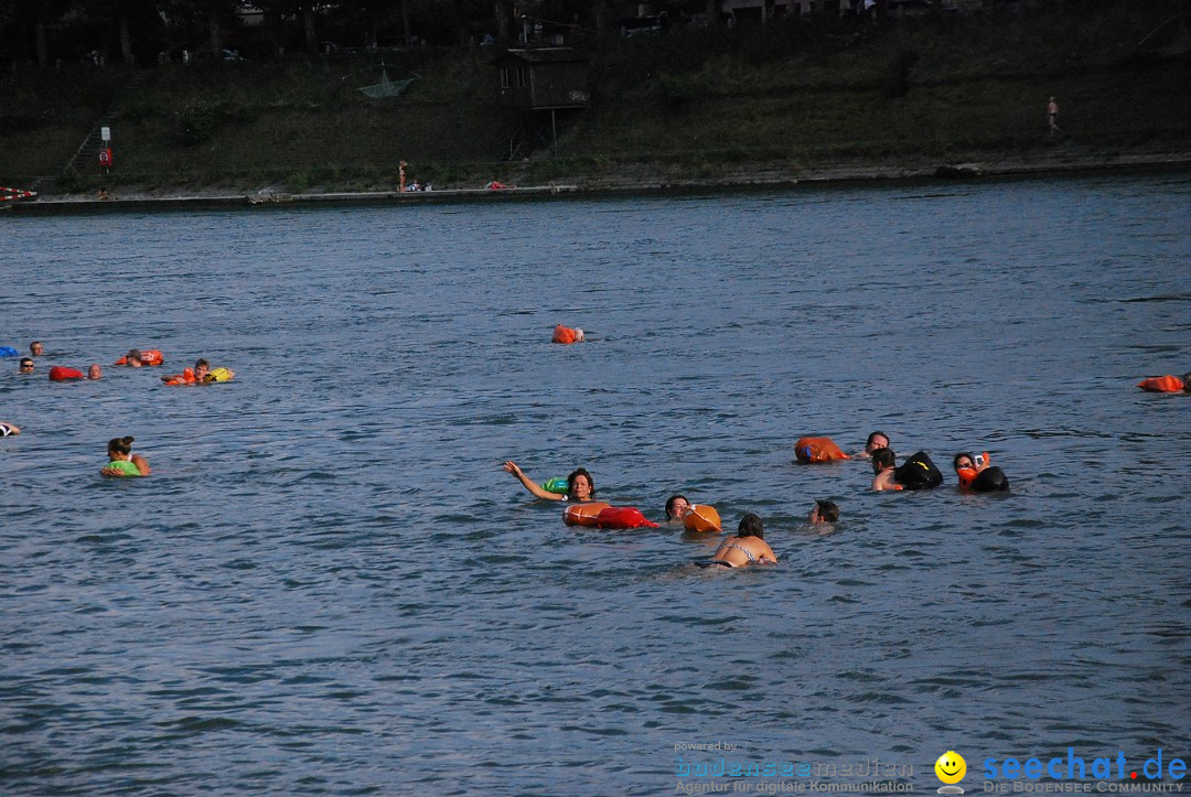 Rheinschwimmen: Basel, 15.08.2017