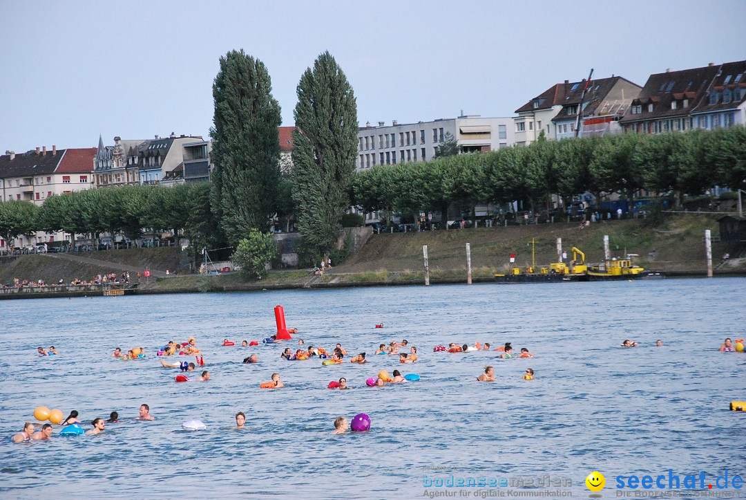 Rheinschwimmen: Basel, 15.08.2017