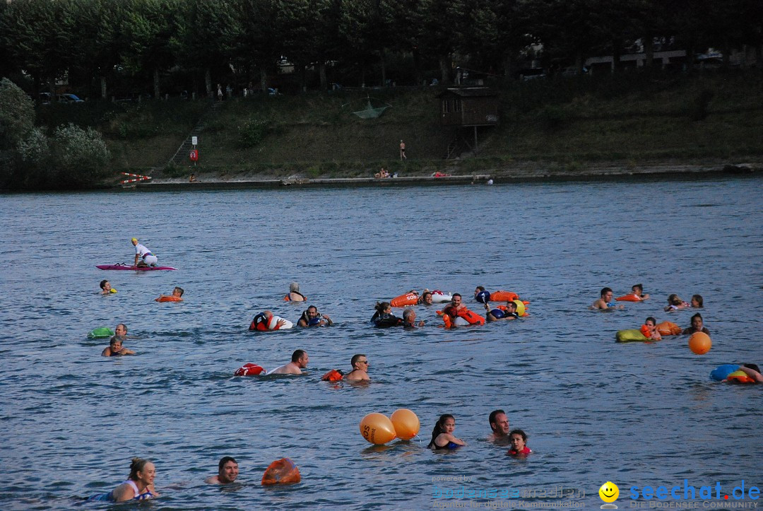 Rheinschwimmen: Basel, 15.08.2017