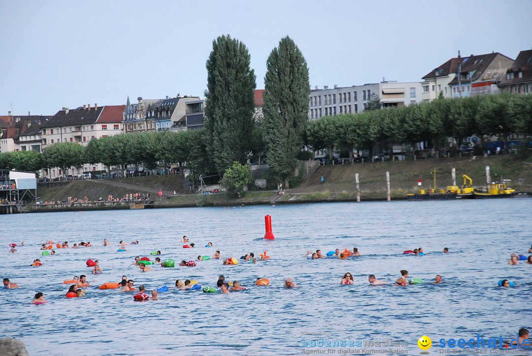 Rheinschwimmen: Basel, 15.08.2017