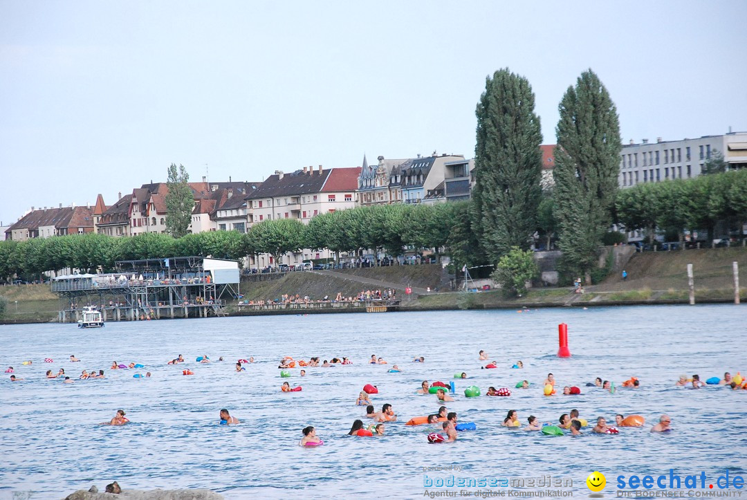 Rheinschwimmen: Basel, 15.08.2017