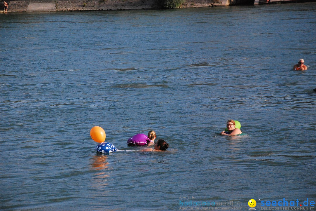 Rheinschwimmen: Basel, 15.08.2017