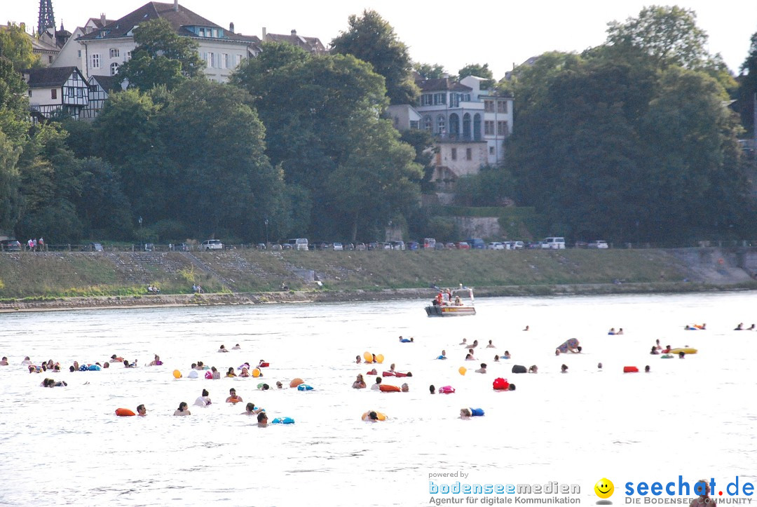 Rheinschwimmen: Basel, 15.08.2017