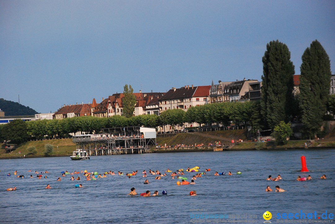 Rheinschwimmen: Basel, 15.08.2017