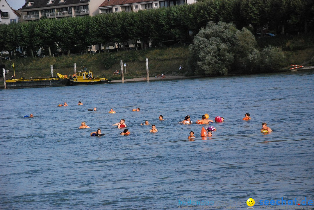 Rheinschwimmen: Basel, 15.08.2017