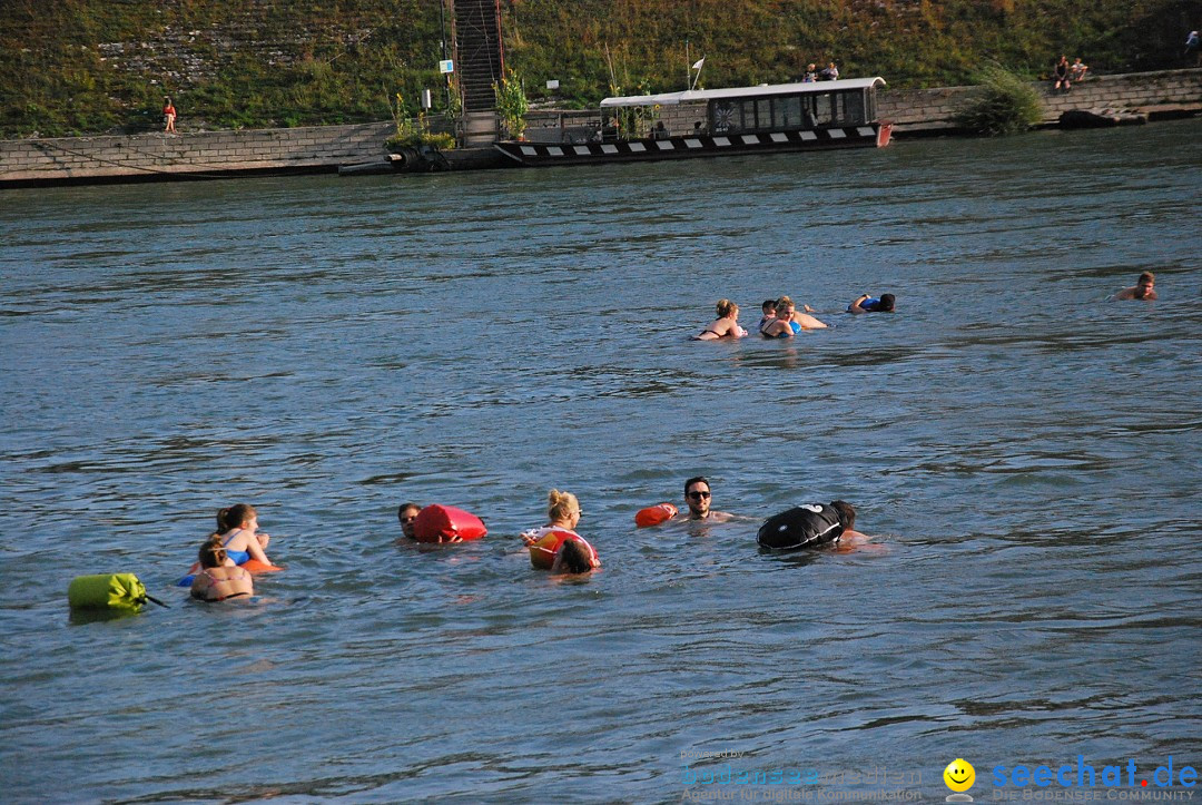 Rheinschwimmen: Basel, 15.08.2017