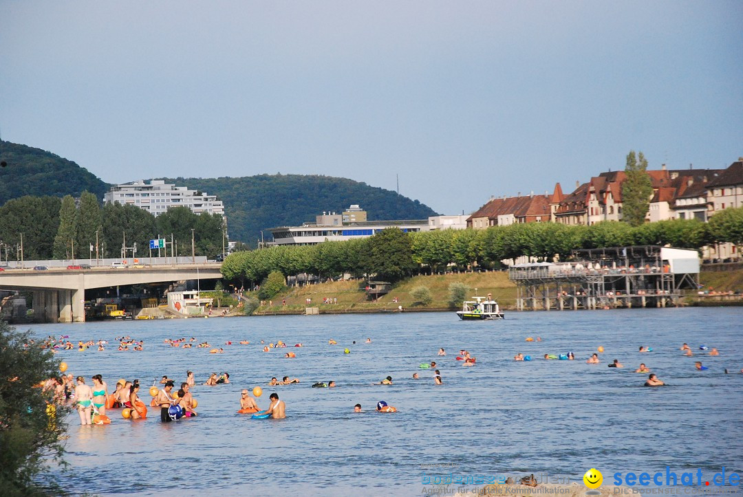 Rheinschwimmen: Basel, 15.08.2017