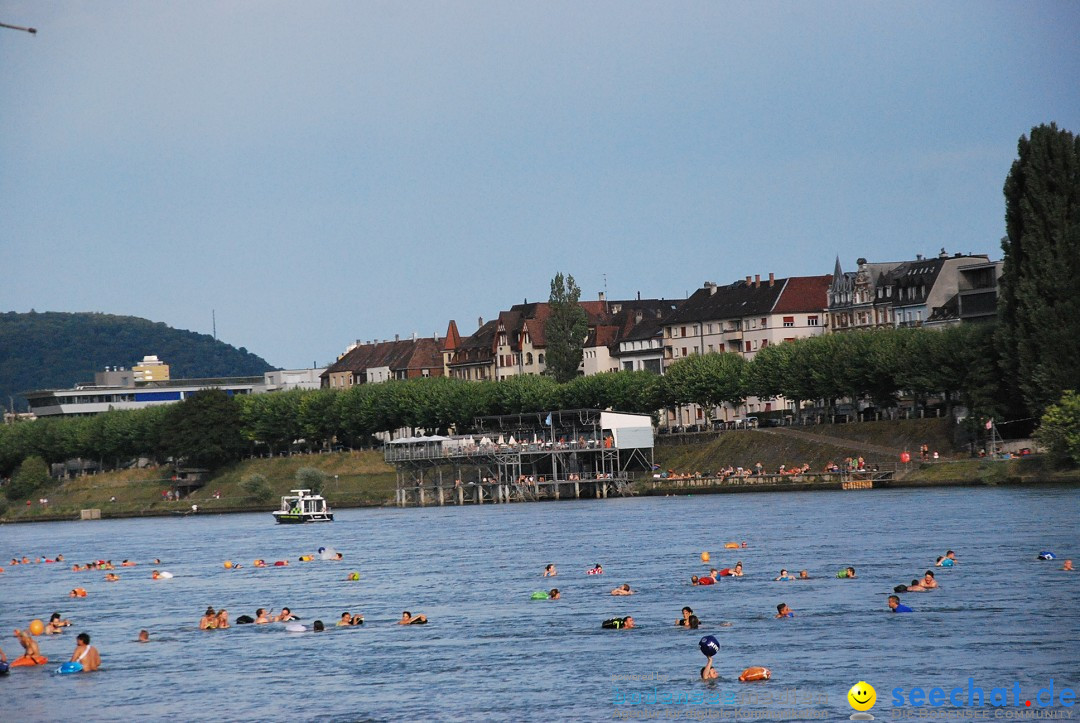 Rheinschwimmen: Basel, 15.08.2017