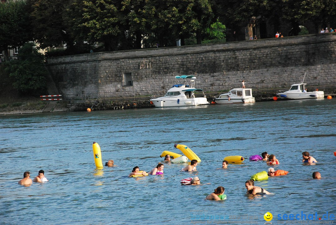 Rheinschwimmen: Basel, 15.08.2017