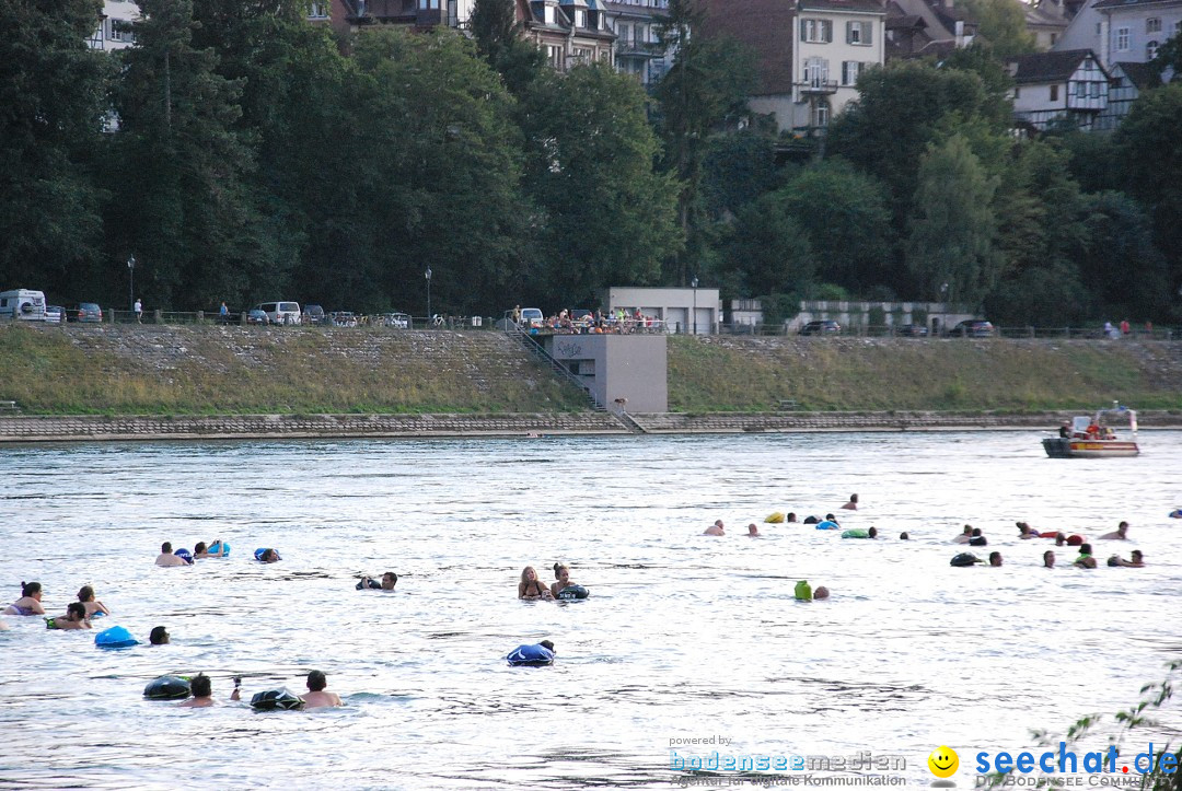 Rheinschwimmen: Basel, 15.08.2017