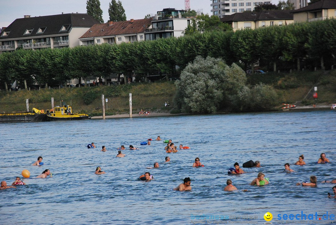 Rheinschwimmen: Basel, 15.08.2017