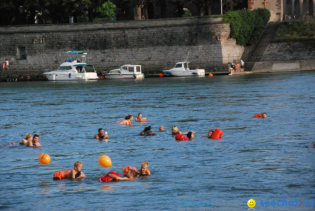 Rheinschwimmen: Basel, 15.08.2017