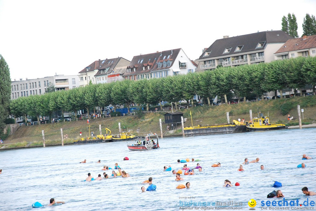 Rheinschwimmen: Basel, 15.08.2017