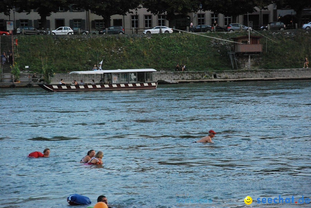 Rheinschwimmen: Basel, 15.08.2017