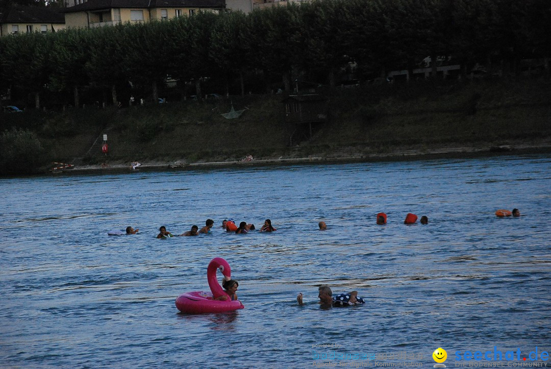 Rheinschwimmen: Basel, 15.08.2017