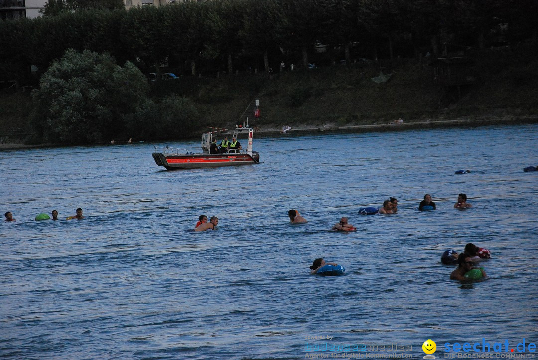 Rheinschwimmen: Basel, 15.08.2017