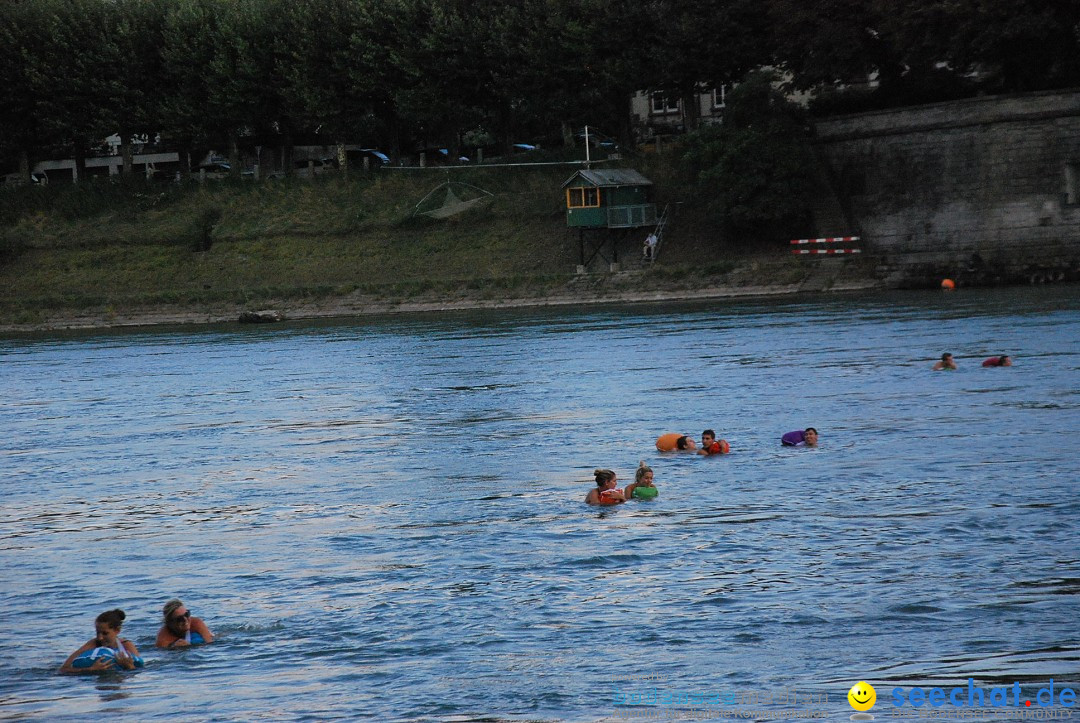 Rheinschwimmen: Basel, 15.08.2017