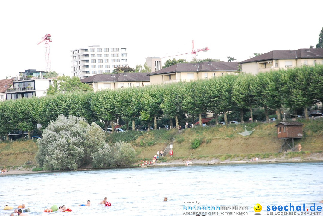 Rheinschwimmen: Basel, 15.08.2017