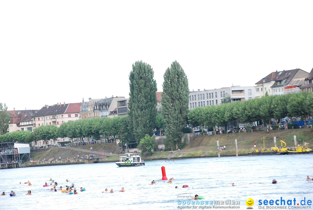 Rheinschwimmen: Basel, 15.08.2017