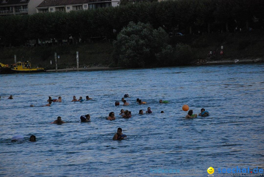 Rheinschwimmen: Basel, 15.08.2017