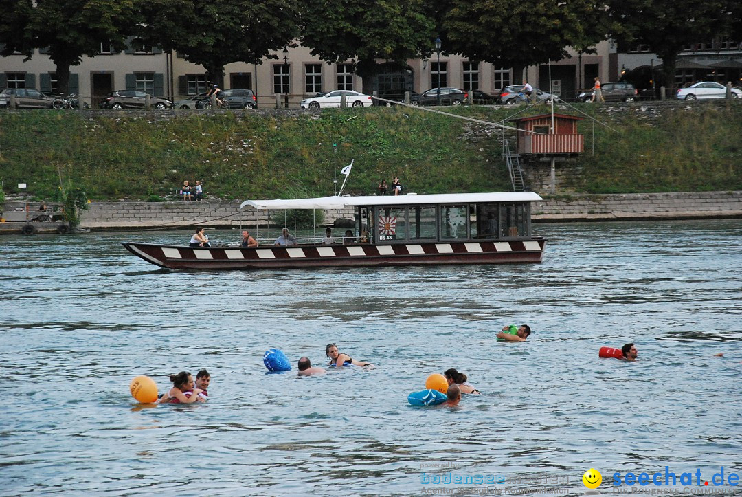 Rheinschwimmen: Basel, 15.08.2017