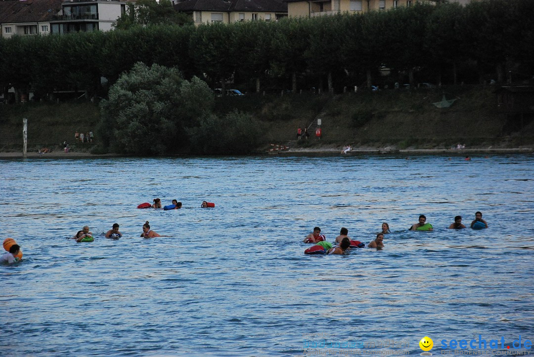 Rheinschwimmen: Basel, 15.08.2017