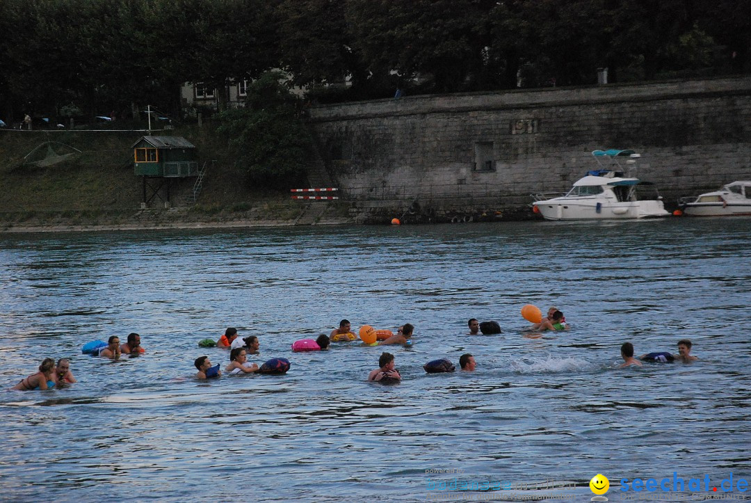 Rheinschwimmen: Basel, 15.08.2017