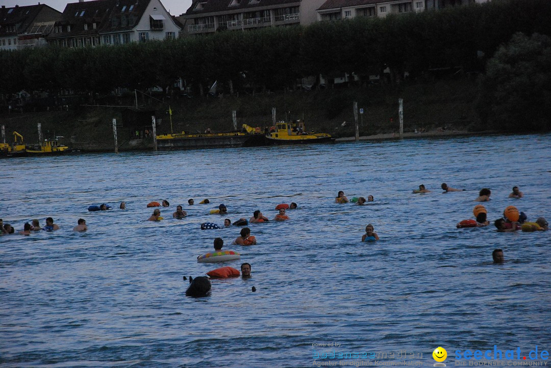 Rheinschwimmen: Basel, 15.08.2017