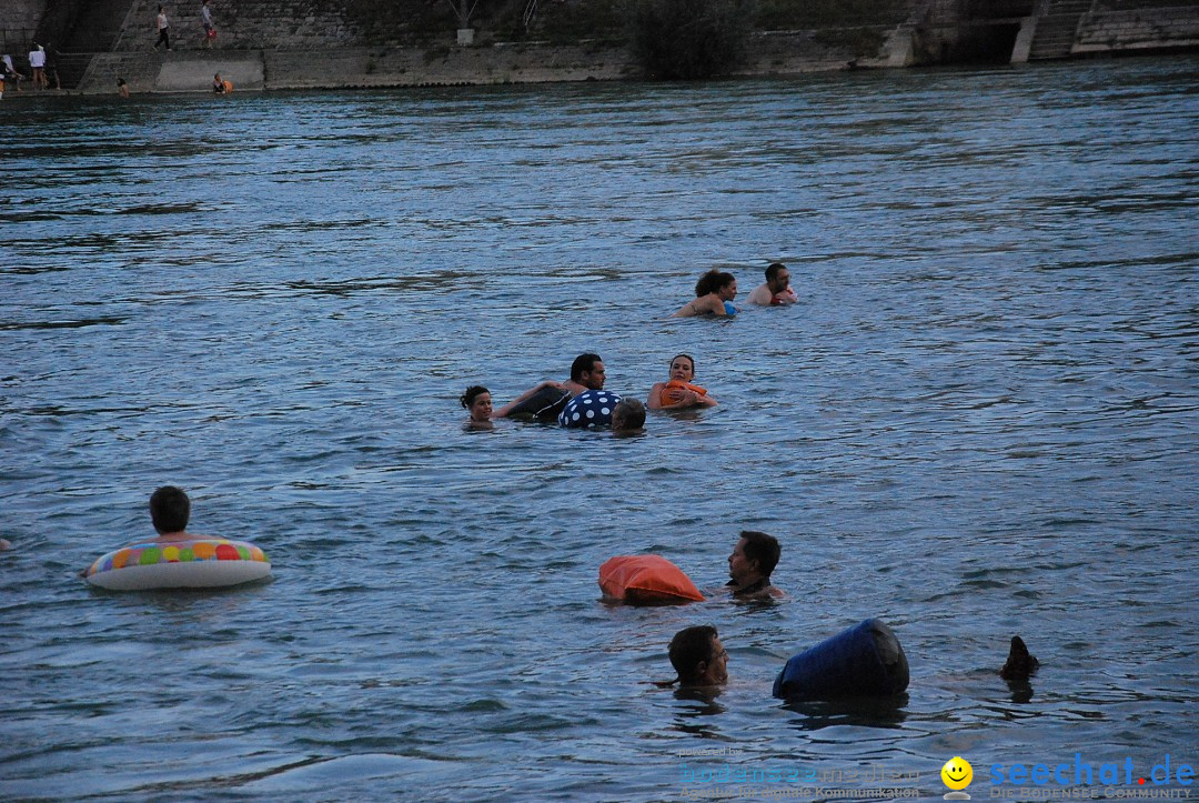 Rheinschwimmen: Basel, 15.08.2017