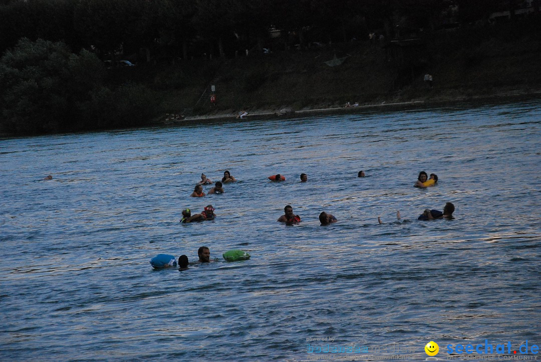 Rheinschwimmen: Basel, 15.08.2017