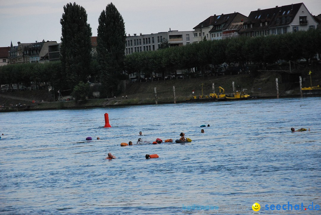 Rheinschwimmen: Basel, 15.08.2017