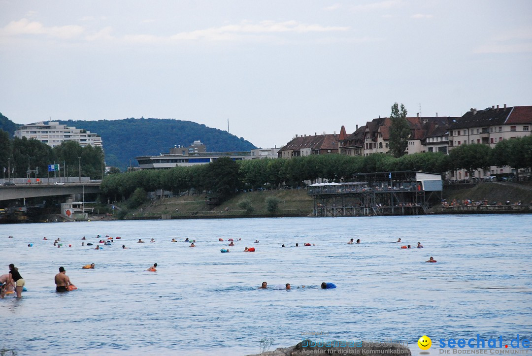 Rheinschwimmen: Basel, 15.08.2017