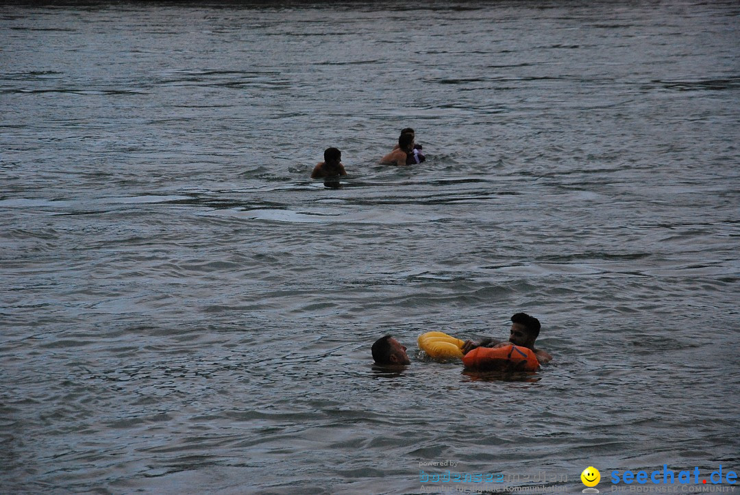 Rheinschwimmen: Basel, 15.08.2017