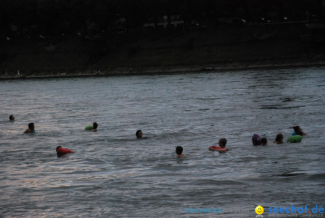 Rheinschwimmen: Basel, 15.08.2017