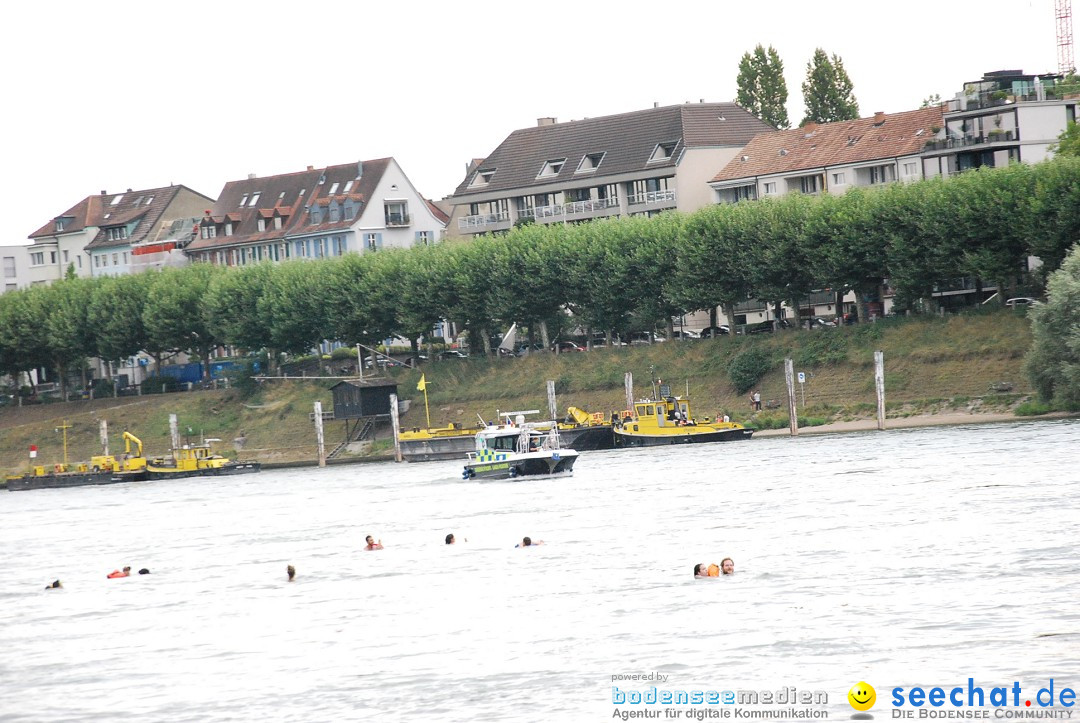 Rheinschwimmen: Basel, 15.08.2017